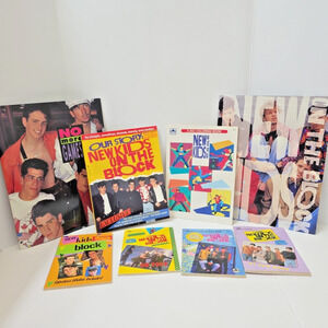 Lot Of New Kids On The Block Books Exclusive Story Fan Books Posters RARE NKOTB